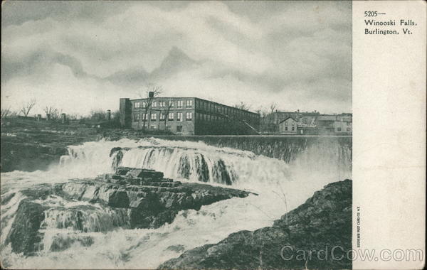 Winooski Falls Burlington Vermont
