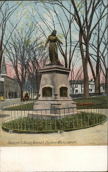 Hannah Duston Monument Haverhill Massachusetts