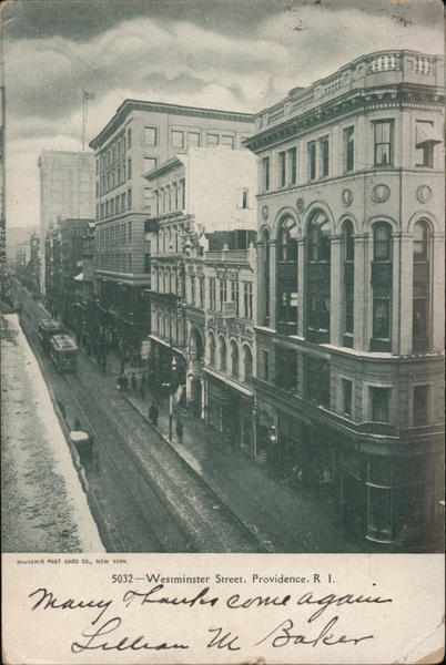 Westminster Street Providence Rhode Island