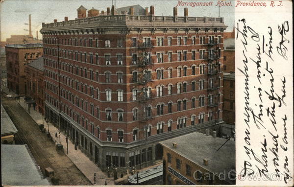 Narragansett Hotel Providence Rhode Island