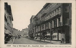 View of Merrimack Str. Postcard