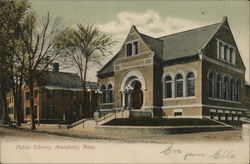 Public Library Postcard