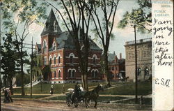 Public Library Postcard