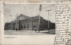 Coliseum Peoria, IL Postcard Postcard Postcard