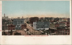 General view of Tacoma, Washington Postcard Postcard Postcard