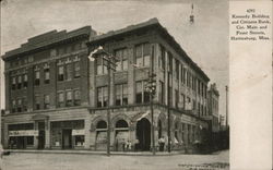 Kennedy Building and Citizens Bank Postcard