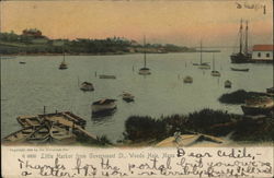 Little Harbor from Government St. Woods Hole, MA Postcard Postcard Postcard