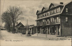 Morris Ave Springfield, NJ Postcard Postcard Postcard