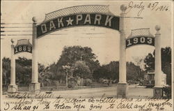 Oak Park Sacramento, CA Postcard Postcard Postcard