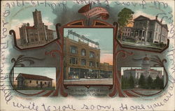 The Leading Points of Interest Sacramento, CA Postcard Postcard Postcard