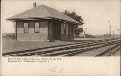 Boston & Maine Railroad passenger Station Postcard