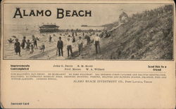 Alamo Beach Investment Company Postcard