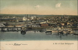 A Bit of East Bridgeport Connecticut Postcard Postcard Postcard