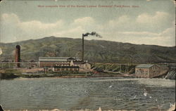 Most Complete View of Barber Lumber Company's Plant Postcard