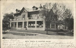 Beta Theta Pi Chapter House Postcard
