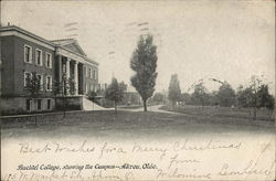 Buchtel College Showing the Campus Postcard