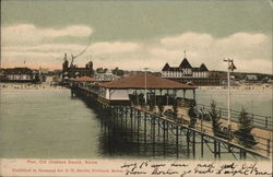 Pier Old Orchard Beach, ME Postcard Postcard Postcard
