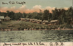 Rowe Pond Camps Postcard