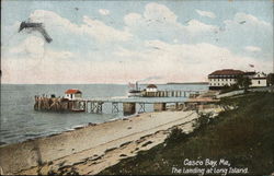 The Landing at Long Island, Casco Bay Postcard