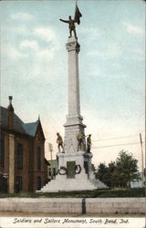 Soldiers and Sailors Monument Postcard