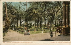 Grounds at Pine Forest Inn Summerville, SC Postcard Postcard Postcard