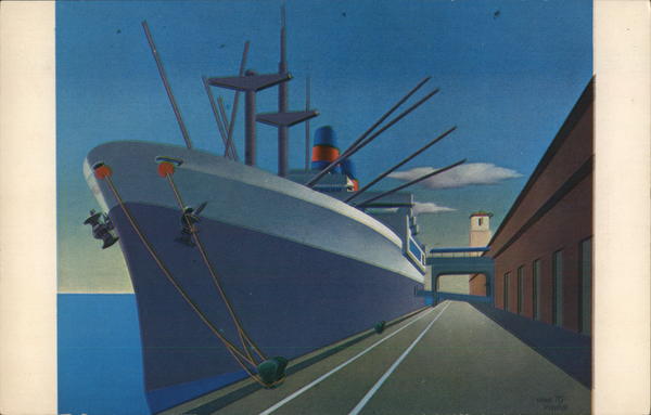 Ship Perspective by Herb Pfeffer Modern