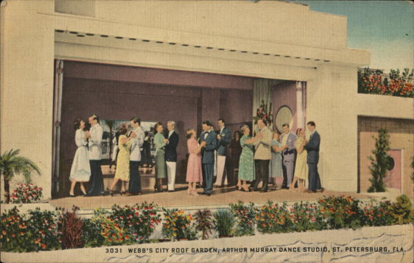 Webb's City Roof Garden, Arthur Murray Dance Studio St. Petersburg Florida
