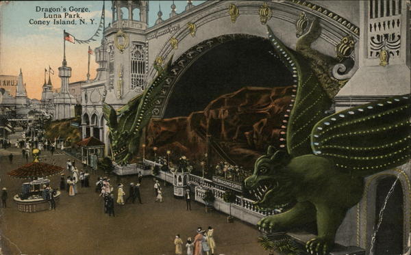 Dragon's Gorge, Luna Park, Coney Island New York