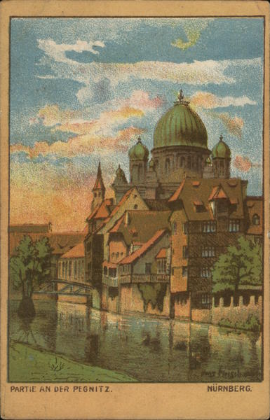 Partie an der Pegnitz Nurnberg Germany