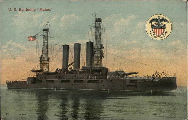 U.S. Battleship Maine. Battleships