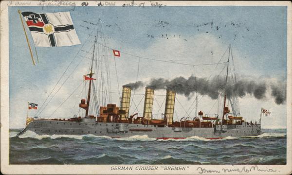 German Cruiser Bremen Boats, Ships