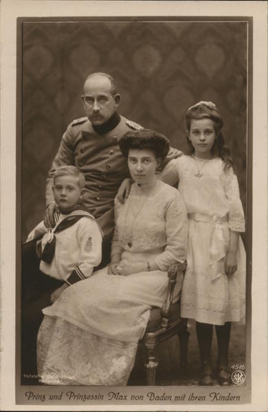 Prince and Princess Max von Baden with their Children