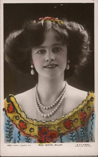 Portrait of Miss Gertie Millar Actresses