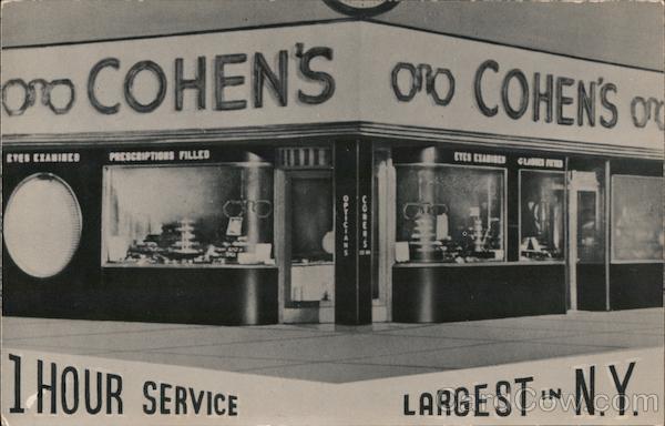 Cohen's Optical Company Building New York City
