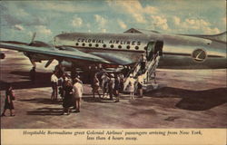 Colonial Airlines' Passengers Boarding Colonial Airlines' Passengers Boarding