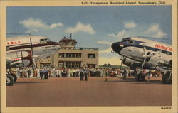 Youngstown Municipal Airport Postcard