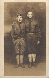 Father and Son in Uniform - Scouts or Military Father and Son in Uniform - Scouts or Military