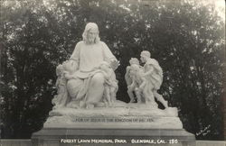 Forest Lawn Memorial Park Postcard