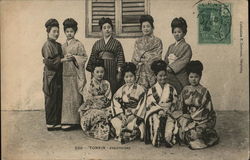 Japanese Women Tonkin, Japan Postcard Postcard