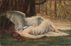 Leda and the Swan Postcard
