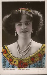 Portrait of Miss Gertie Millar Actresses Postcard Postcard