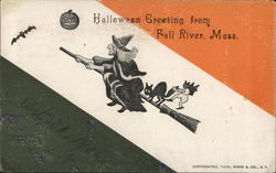 Halloween Greeting From Fall River, Mass Postcard Postcard Postcard