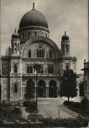 Florence - Israelite Temple Judaica Postcard Postcard