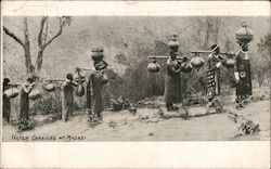 Water Carriers at Masasi Postcard