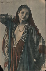 Aden - Arab girl Postcard