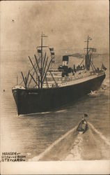 Hansen - Smoking Room Steward Postcard