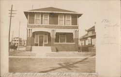 House at 101 E. Washington Place Postcard