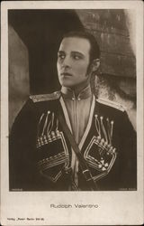 Rudolph Valentino Actors Postcard Postcard Postcard