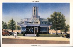 Towers Cafe Postcard