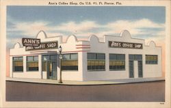 Ann's Coffe Shop, On U.S. #1 Postcard